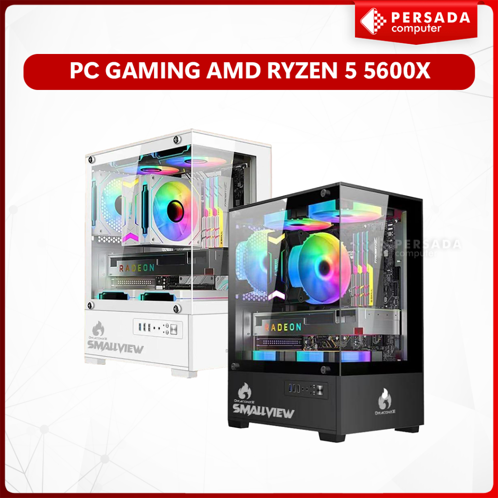 PC Gaming AMD Ryzen 5 5600X I RTX 3060 I 16GB I 1TB I NVME I Desain-Video Editing