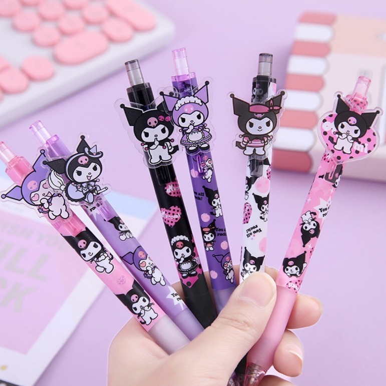 

Pulpen Gel Mekanik KARAKTER SANRIO/Pena cetek karakter sanrio lucu/pen cetekan alat tulis sekolah
