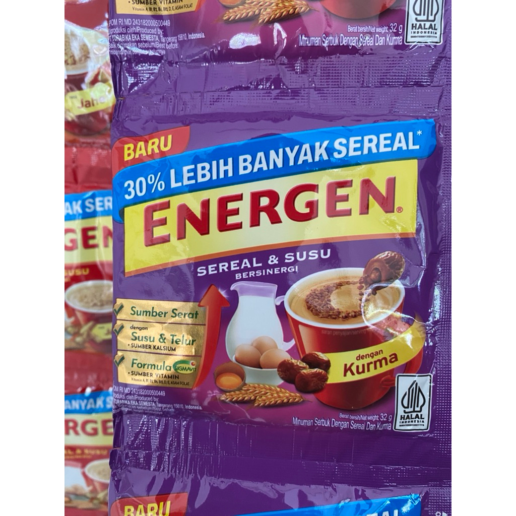 

energen kurma 1 renceng isi 10 / sahset