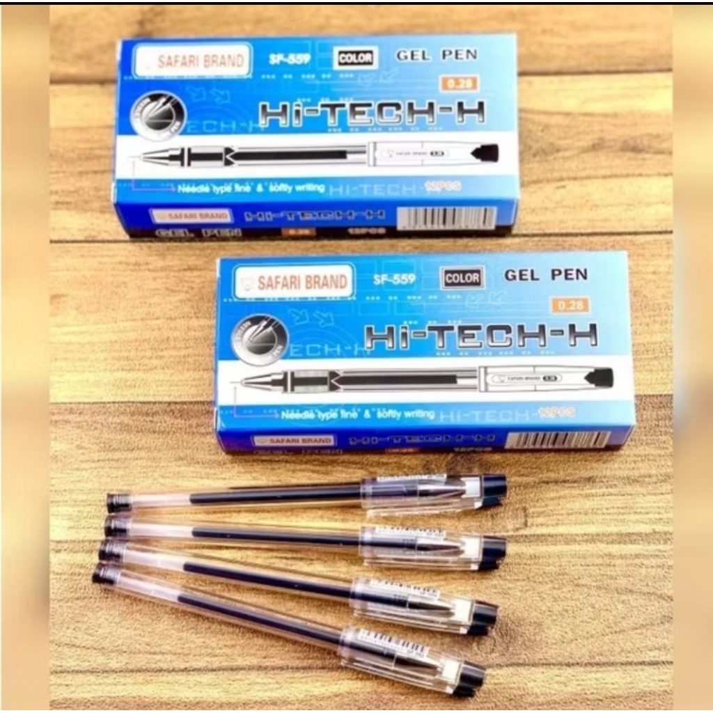 

bolpoin Hi-Tech safari brand hitam (1pack isi 12 pcs)