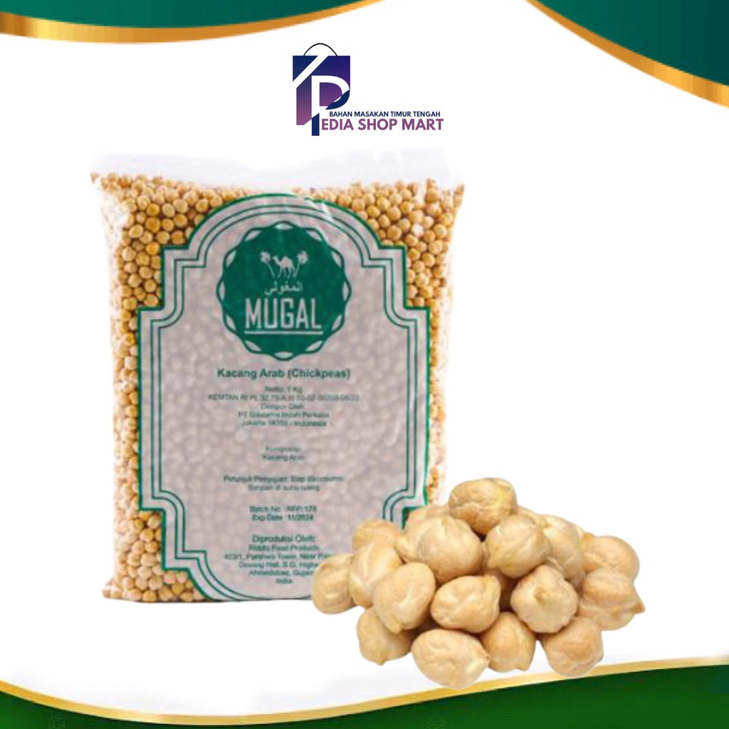 

Termurah Kacang Arab Mughal Original Premium 1kg