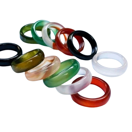 Cincin Batu Giok Pria dan Wanita / Cincin Batu Giok Wanita