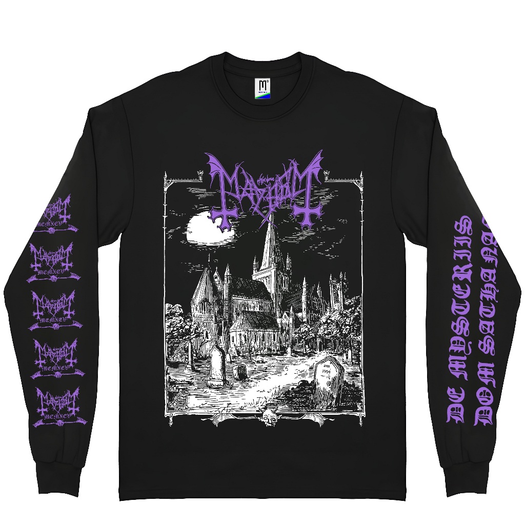 T shirt Long Sleeve Mayhem - CATHEDRAL | Tag Merchcons | Kaos musik | kaos band | kaos punk