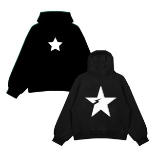 Sweater Hoodie Pria Wanita Unisex FLASH KILAT Bintang keren y2k Outfit