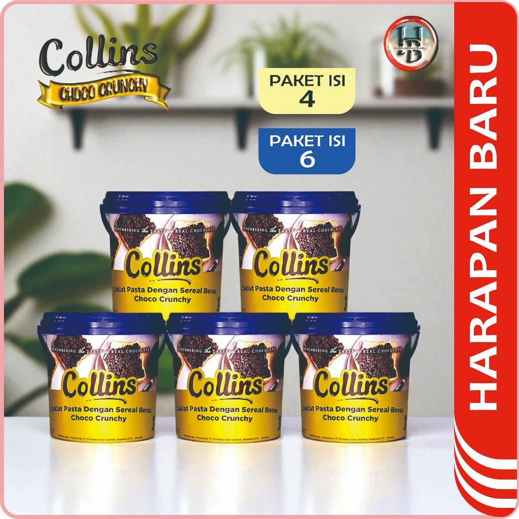 

Collins Choco Crunchy 1kg - Paket Isi 4/Paket Isi 6 - Coklat Collins Murah - Menu Sarapan