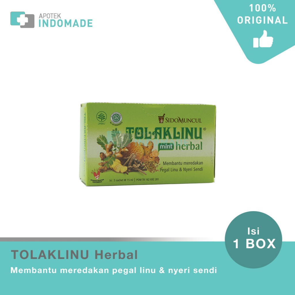 

Sidomuncul Tolak Linu Mint Herbal - 1 Box isi 5 Sachet