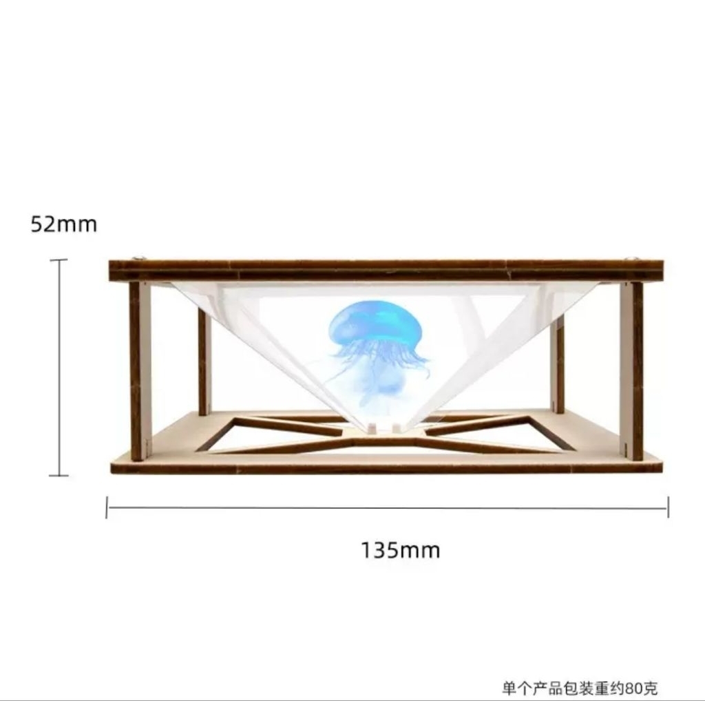 Proyektor hologram 3D DIY - Mainan Edukasi STEM anak