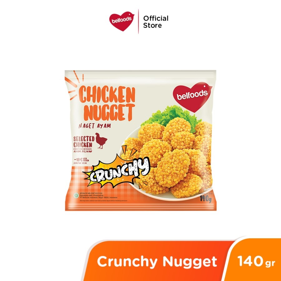 

BELFOODS CHICKEN NUGGET CRUNCHY MINI || FROZEN FOOD