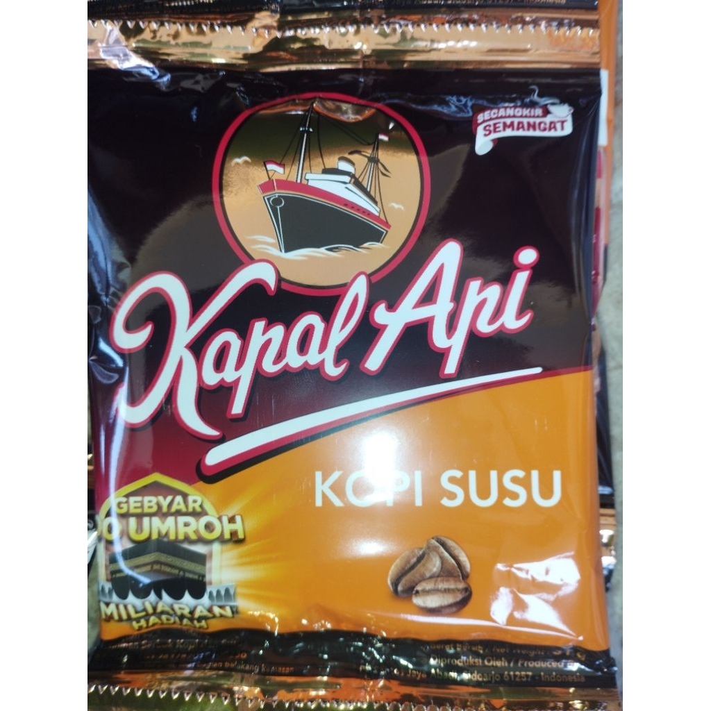 

Forcysn Kapal Api Susu 10 Sachet 31Gram Kopi Susu-Coffee-Kopi