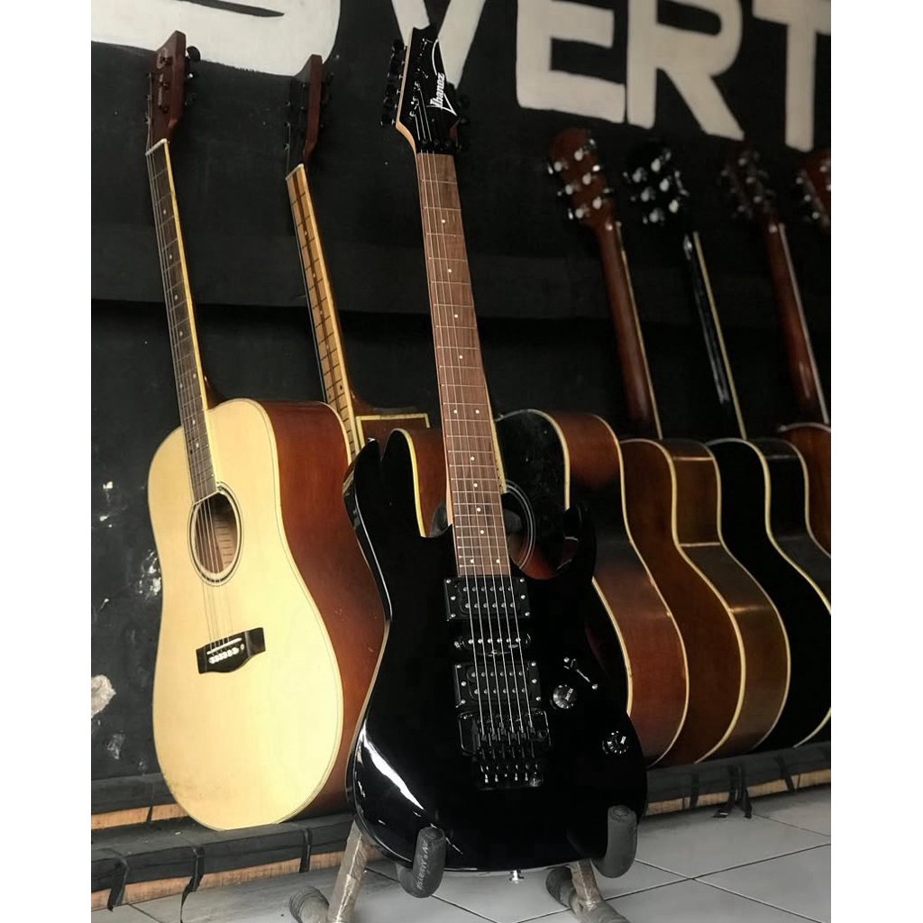Gitar Ibanez RG Elektrik Listrik Up Down Black
