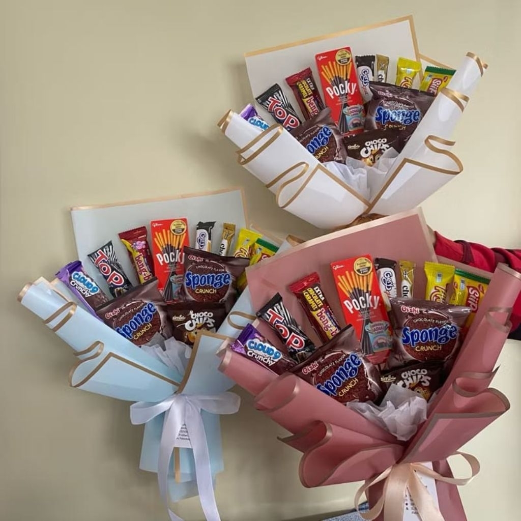 

BUCKET JAJAN CANTIK ELEGAN KADO WISUDAH ULANG TAHUN