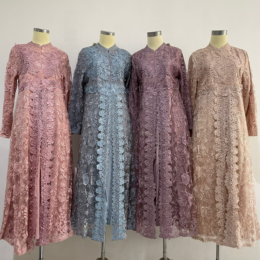 gamis full bordir YL66