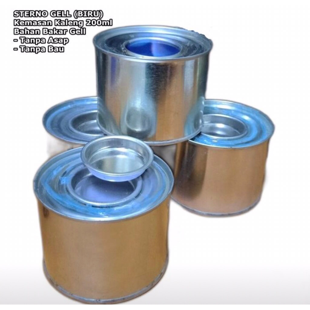 sterno pemanas makanan gel kaleng