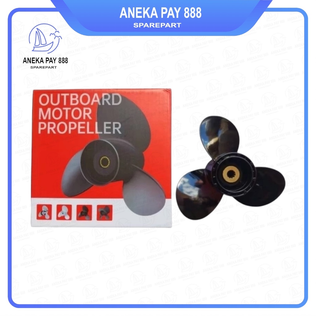 PPROPELLER 9¼ x 8 FOR SUZUKI ENGINE 15HP  Kipas Speed Sparepart untuk Mesin Tempel Suzuki 15PK
