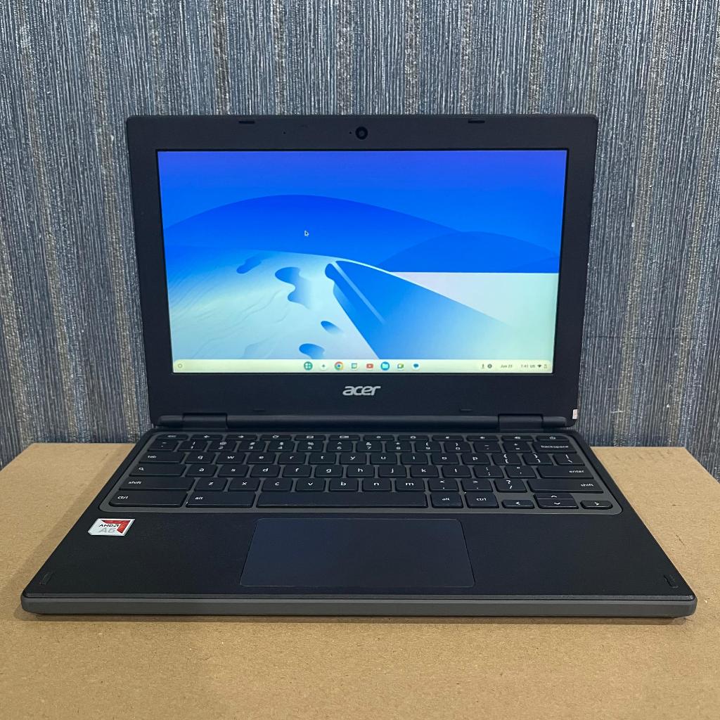 Acer Chromebook C721, AMD A6-9220C, 4/32GB, Black, BERGARANSI