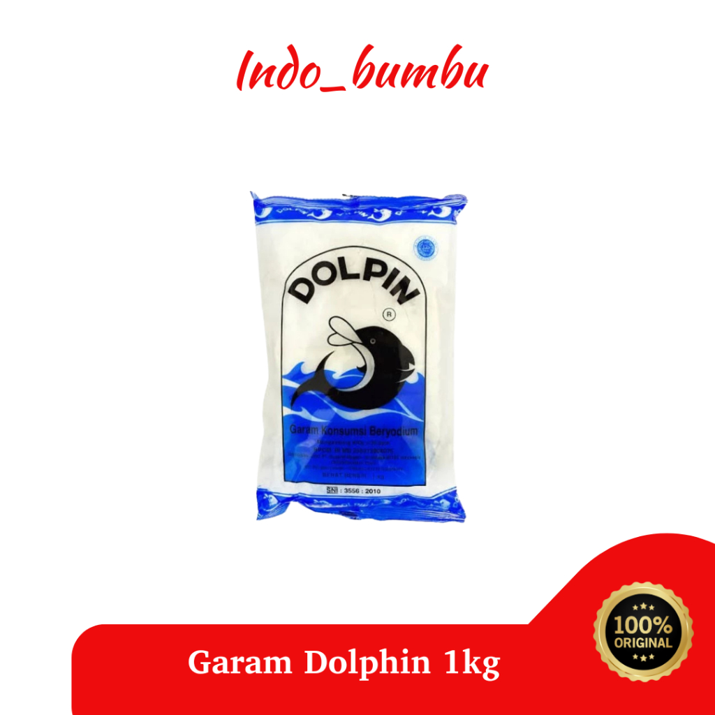

[TERMURAH] Garam Dolphin 1kg Bumbu Masak