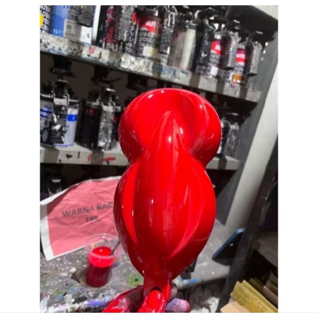 CAT MERAH SOLID TERANG CAT MOBIL MOTOR