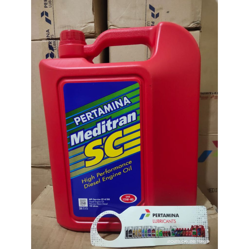 OLI OIL MEDITRAN SC 10L OLI PERTAMINA PELUMAS MESIN DIESEL