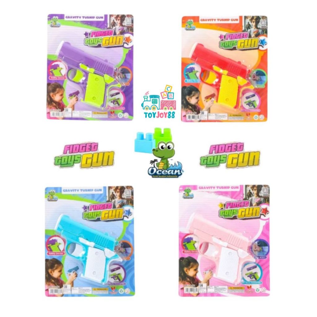 Mainan Fidget Toys Gun / Mainan Pistol Anak Seru