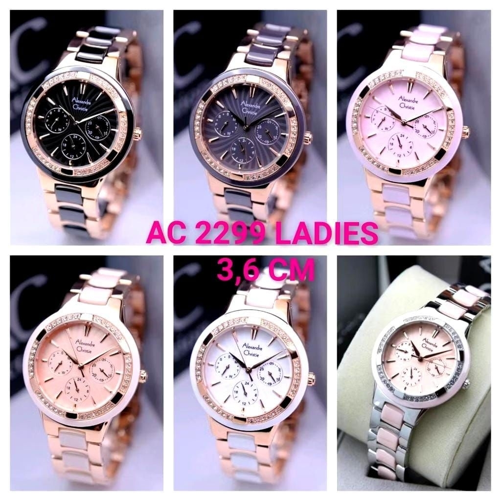 ALEXANDRE CHRISTIE WANITA AC 2299 / AC 2294 KERAMIK ORIGINAL/ALEXANDER CHRISTIE CEWEK AC2299/ AC2294