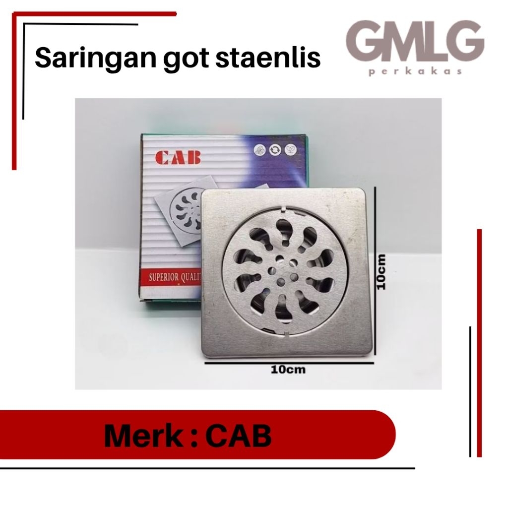 Saringan kamar mandi/afur staenlis CAB