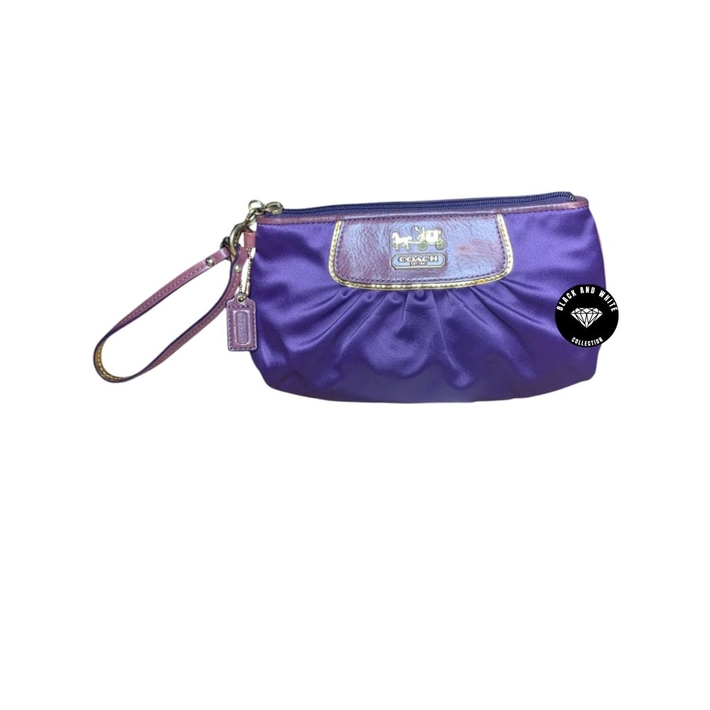 COACH Preloved Vintage Purple Large Wrislet