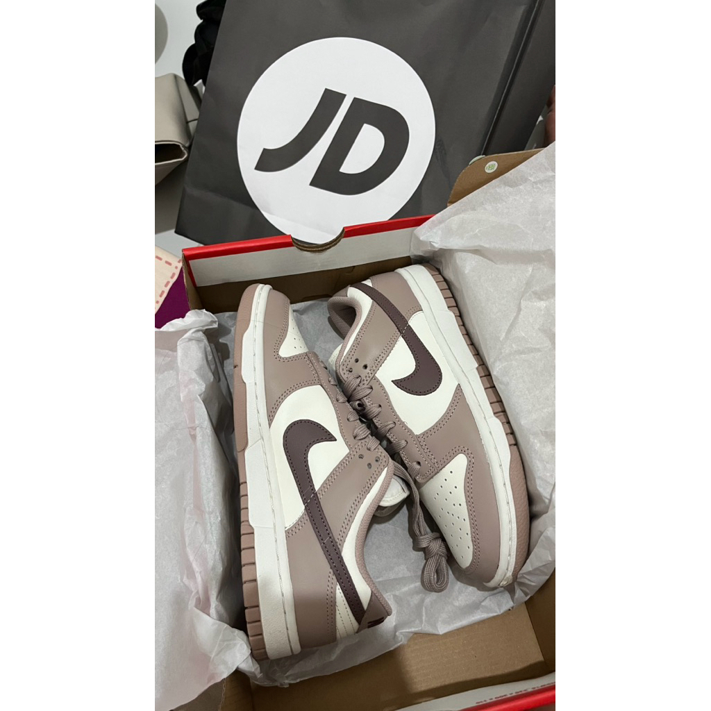 sepatu nike dunk taupe ori 100%