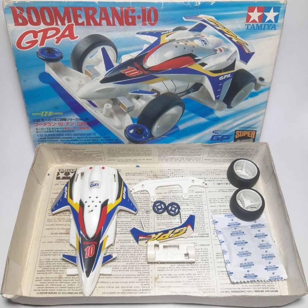 TAMIYA MINI 4WD BOOMERANG 10 GPA ORIGINAL