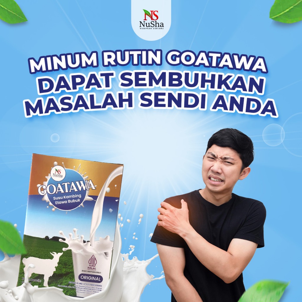 

Susu Kambing Bubuk GOATAWA Susu Sehat, 100% Ori Susu Kambing