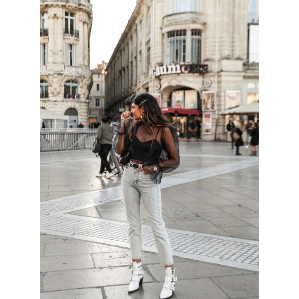 CROP TOP ORGANZA GEZA II CROP TOP ORGANZA II CROP TOP II CROP TOP TERBARU II CROPTOP MURAH