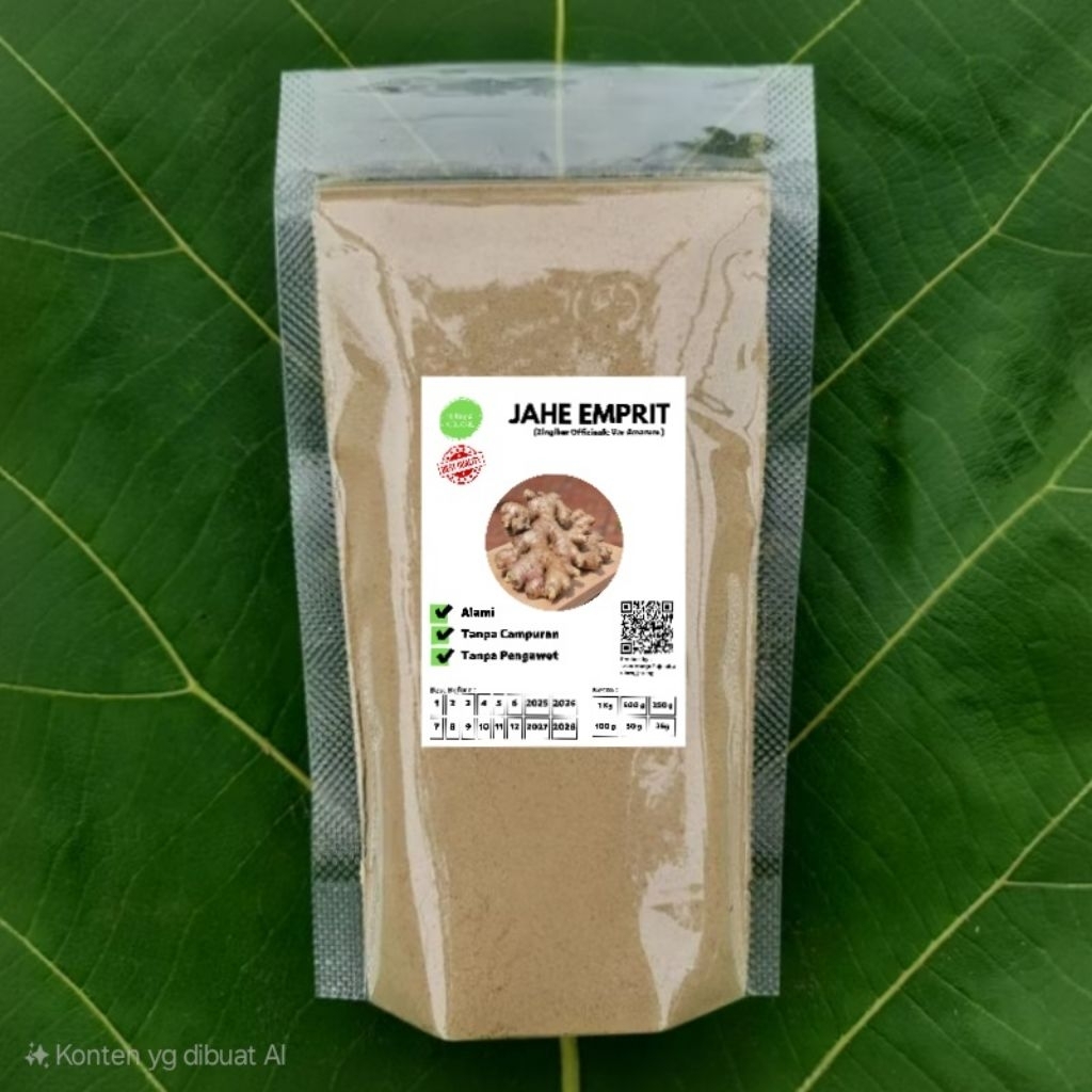 

Jahe Emprit Bubuk 50 Gram Serbuk Jahe Emprit Murni