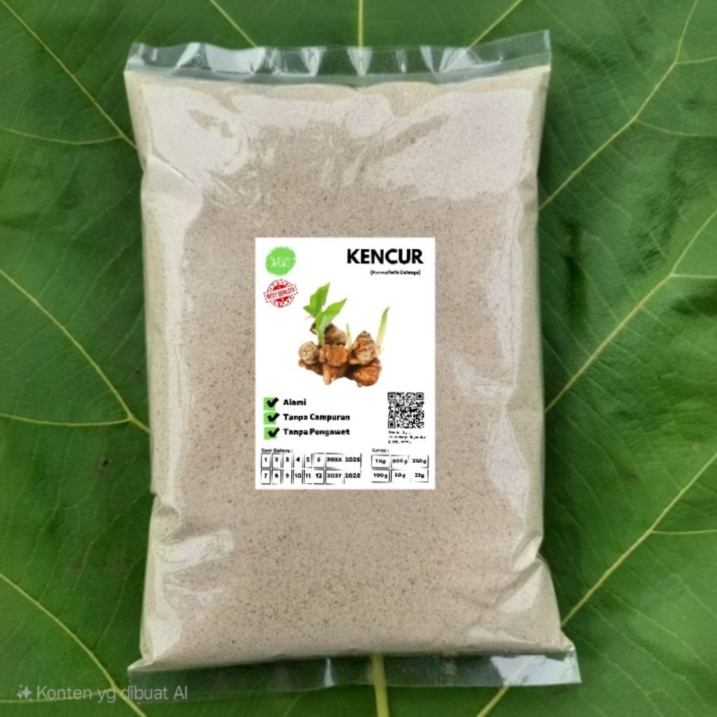 

Kencur Bubuk isi 250 Gram Serbuk Murni