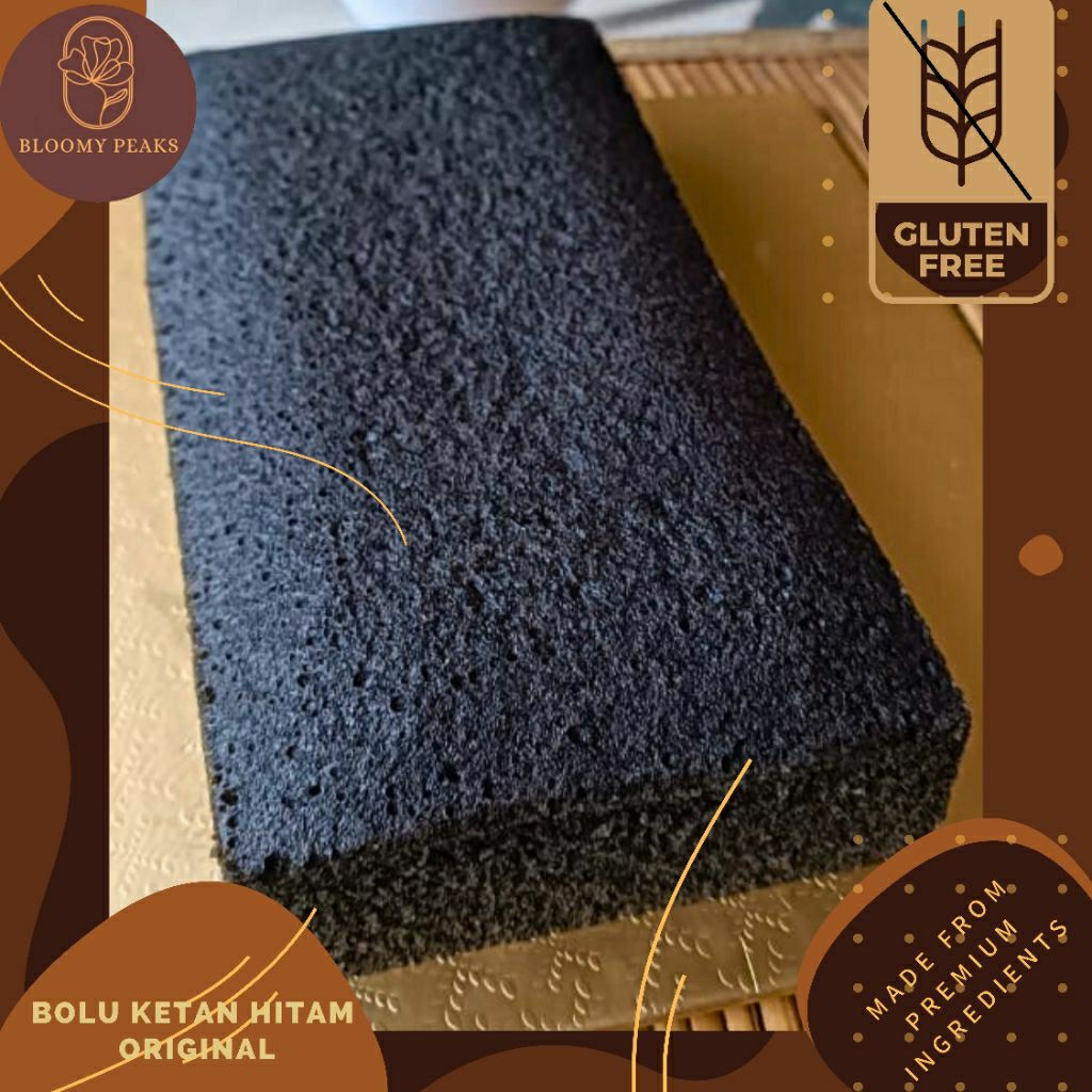 

Bolu Ketan Hitam Gluten Free Cake