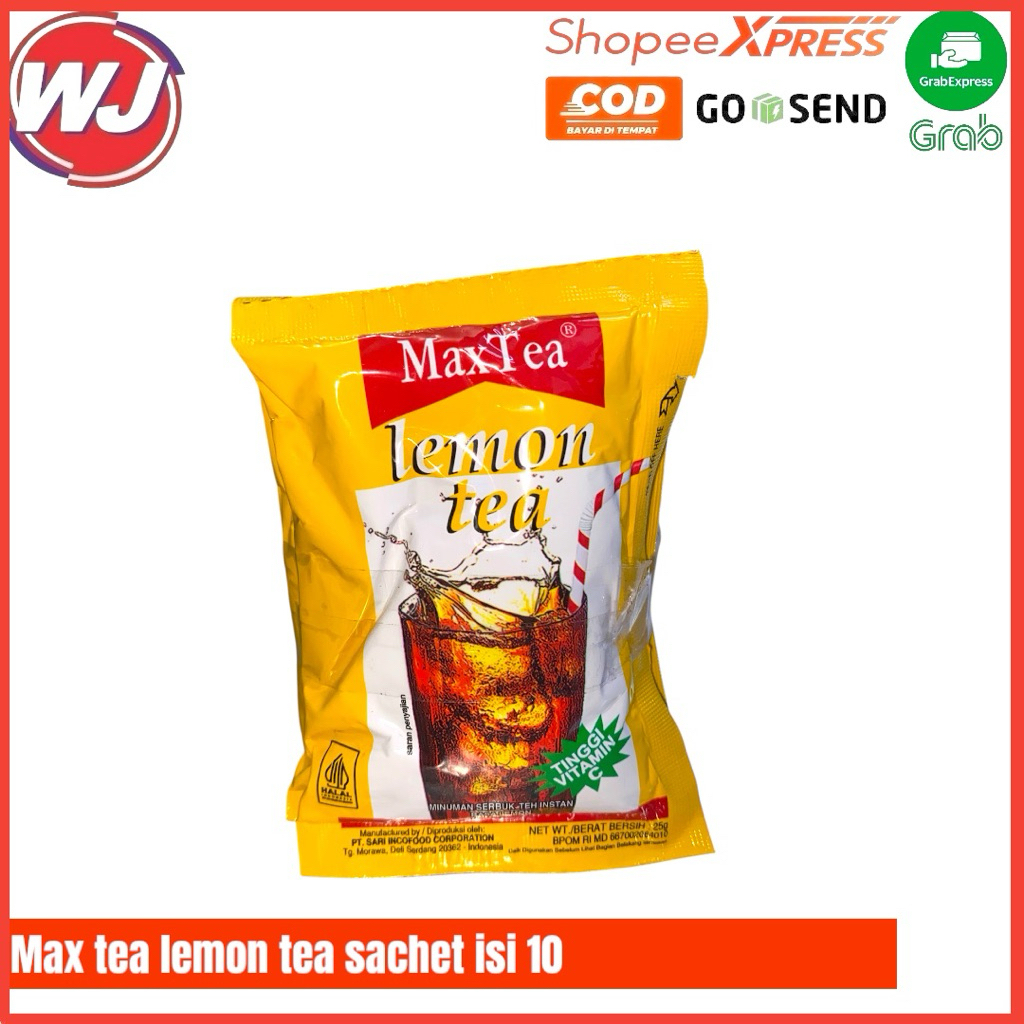 

MAX TEA LEMON TEA SACHET ISI 10