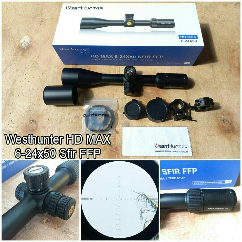 Teleskop Weshunter HD Max 6-24×50 SFIR FFP ORI