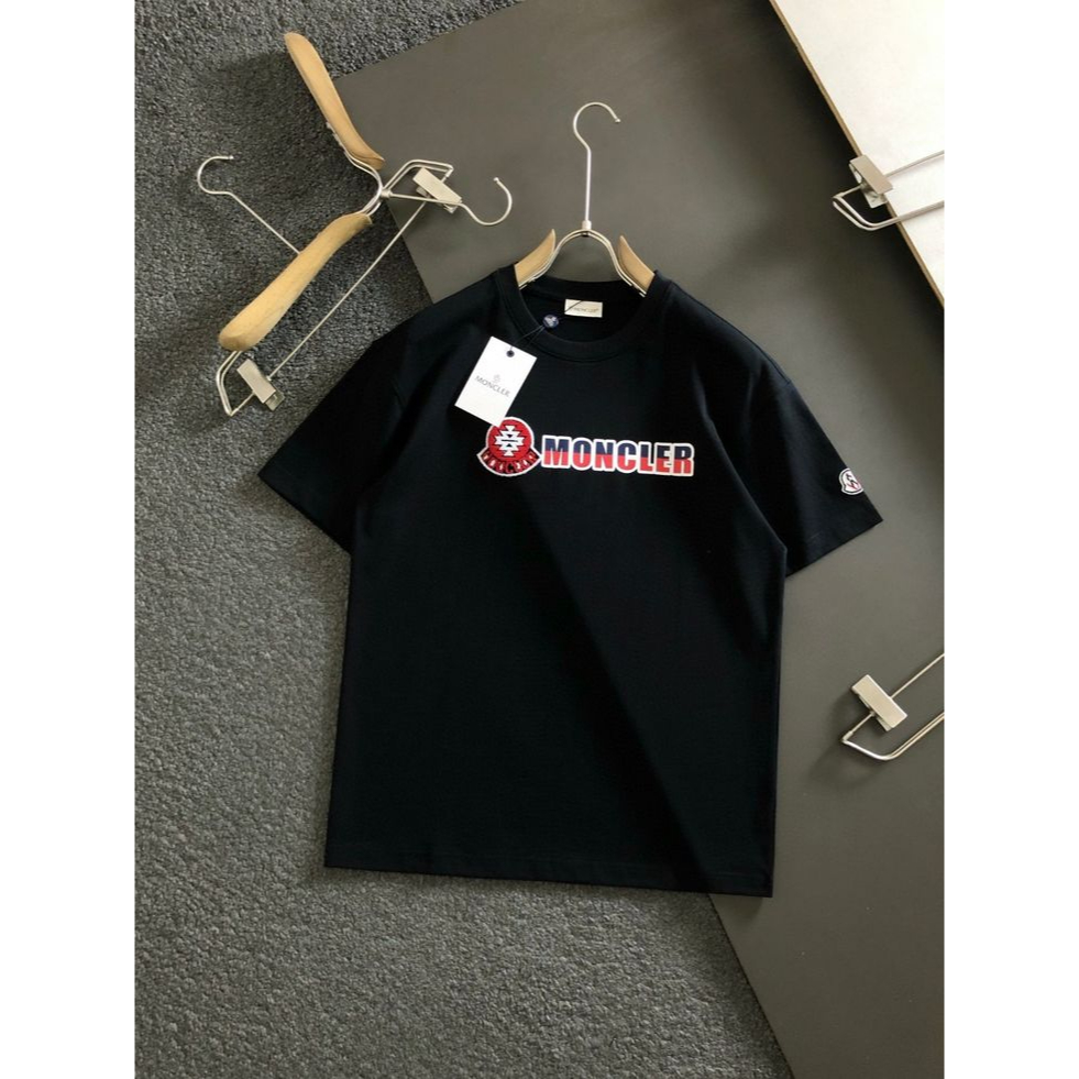 Tshirt Moncl3r High Quality KAtun Exclusive Baju Kaos Hitam Sporty Moncl3r