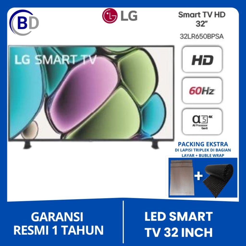 LED LG Smart TV 32 Inch FHD - 32LR650BPSA LED SMART TV LG [DIGITAL TV/USB MOVIE]