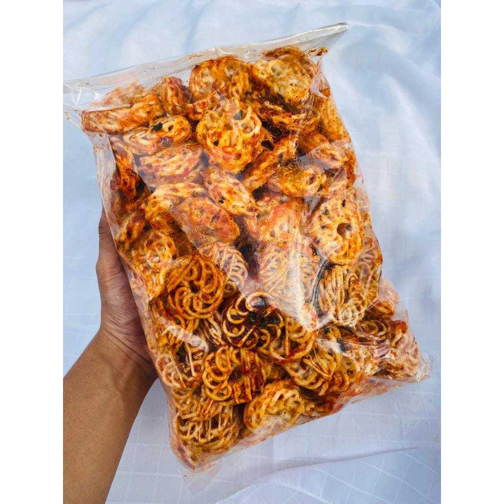 

Kerupuk Seblak Mawar 1kg Kerupuk Mawar Bantet Pedas Daun Jeruk Krupuk Rafael Asin Pedas Renyah