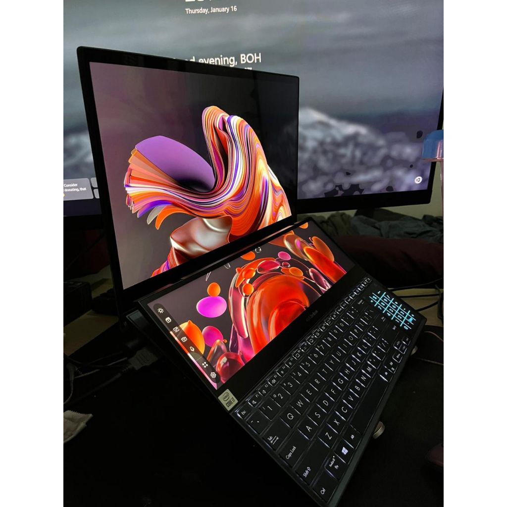 Laptop Asus Zenbook Duo Pro UX582LR RTX 3070 Gaming, Rendering dan Editing
