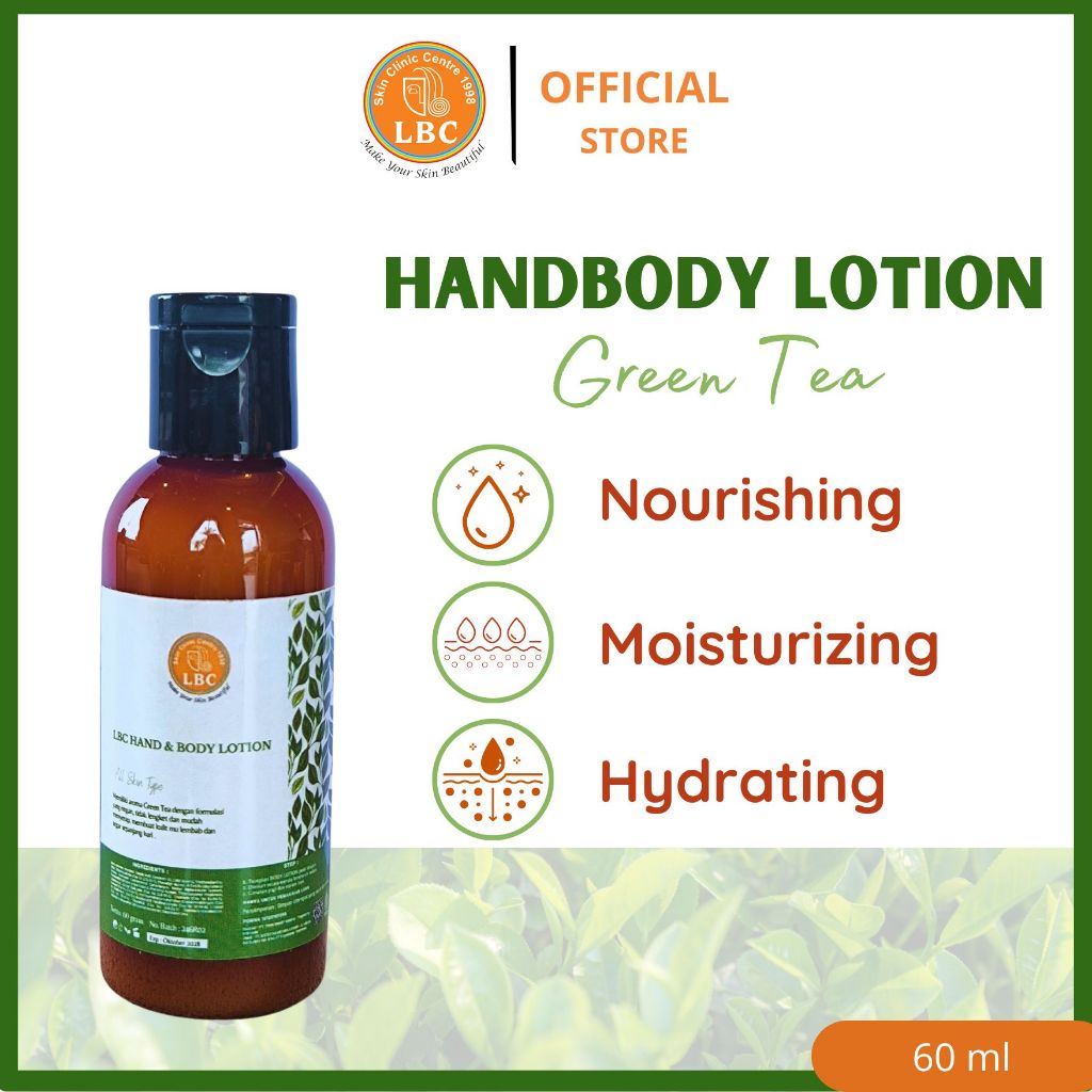 Travel size LBC Body Lotion 60 ml (Green Tea- Limited Edition)