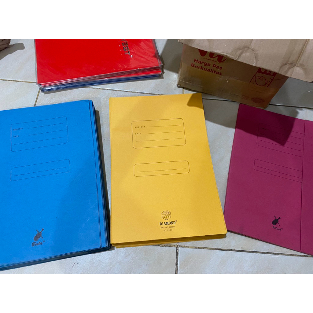 

Map Kertas Tanpa Polos merk Biola/Diamond Murah