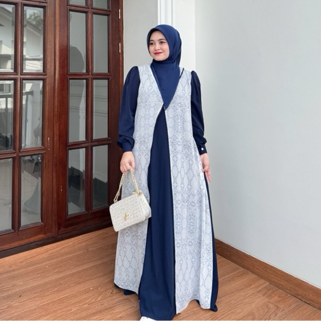 NNfashion Khansa Dress Couple Anak Gamis Muslimah-6