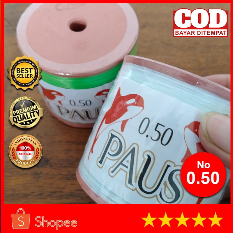 KENUR CAP PAUS DAN MARLIN ORIGINAL PANJANG 3000 YARD / SIZE 0.50 / TIDAK PANAS SAAT DIGUNAKAN