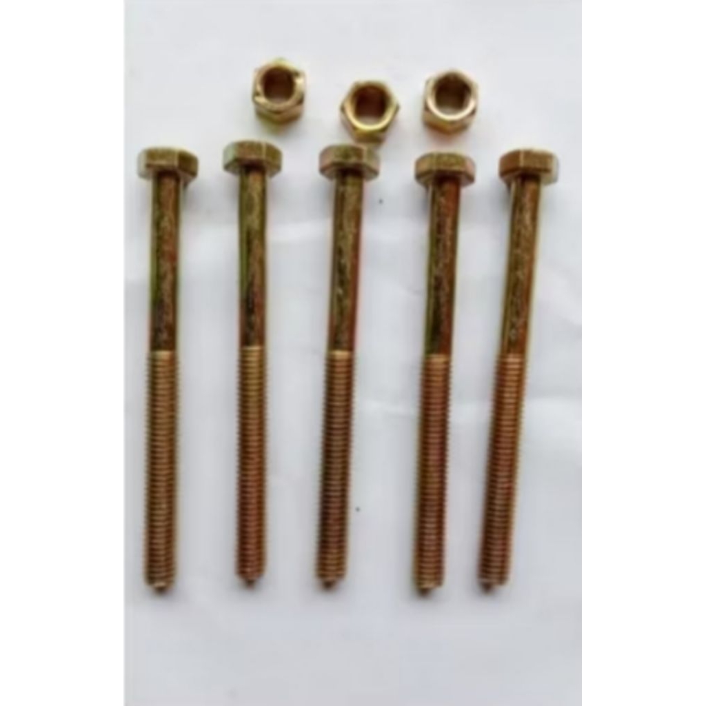 baut kuning bmk drat 12 panjang 10cm 8x100