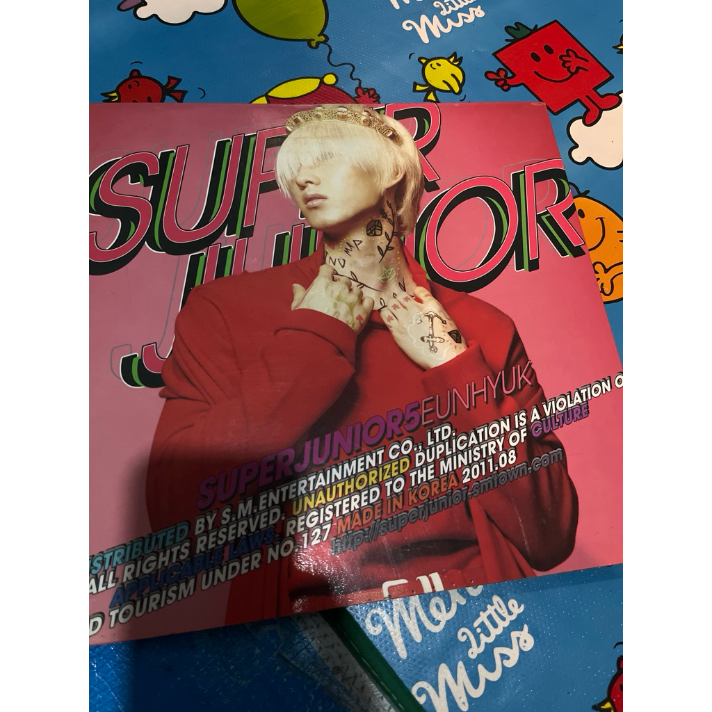 Super Junior Album Mr Simple (Eunhyuk vers)