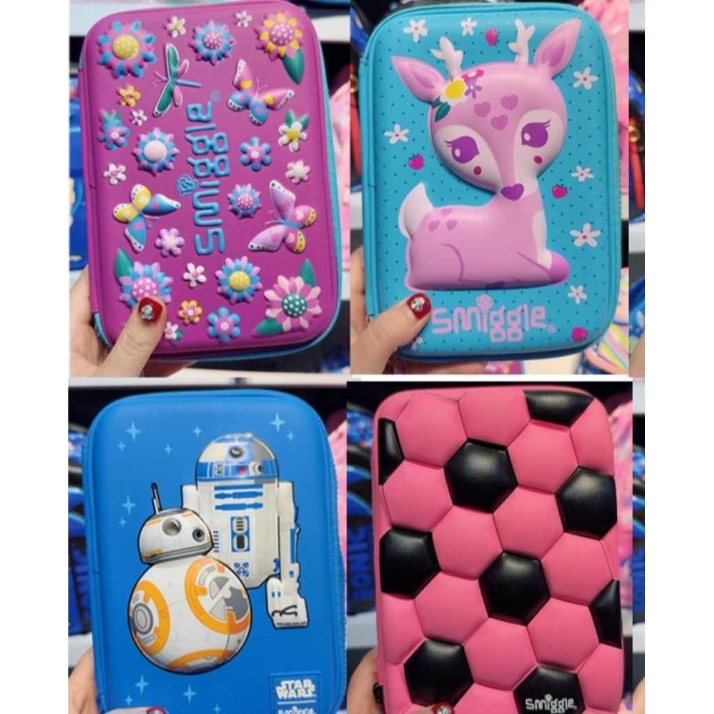 

SMIGGLE Kotak Pensil, LunchBag Tas Bekal