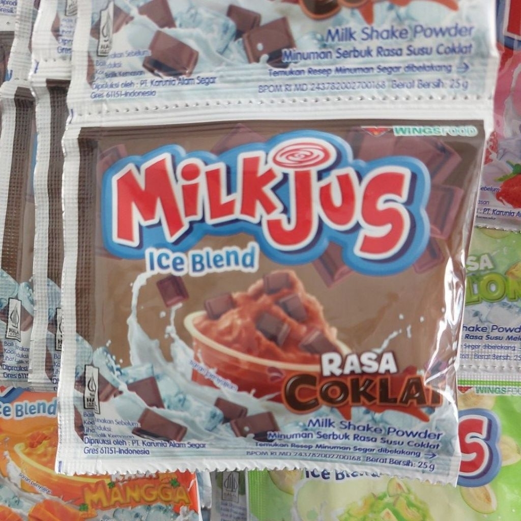 

MILKJUS minuman sachet minuman instan rencengan