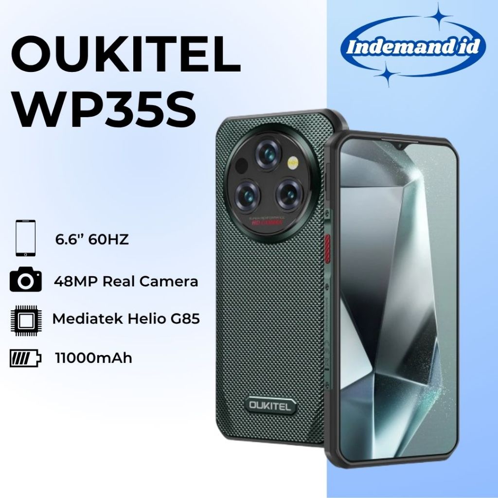 Oukitel WP35S 6.6 "2.4K 60Hz 11000mAh 24GB 256GB 48MP