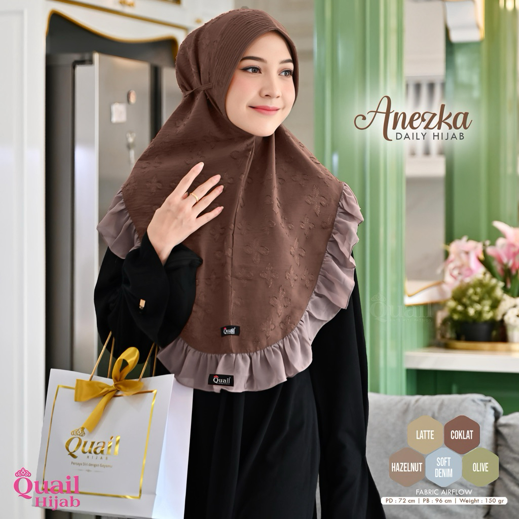 Quail Hijab - ANEZKA HIJAB INSTAN ORI QUAIL