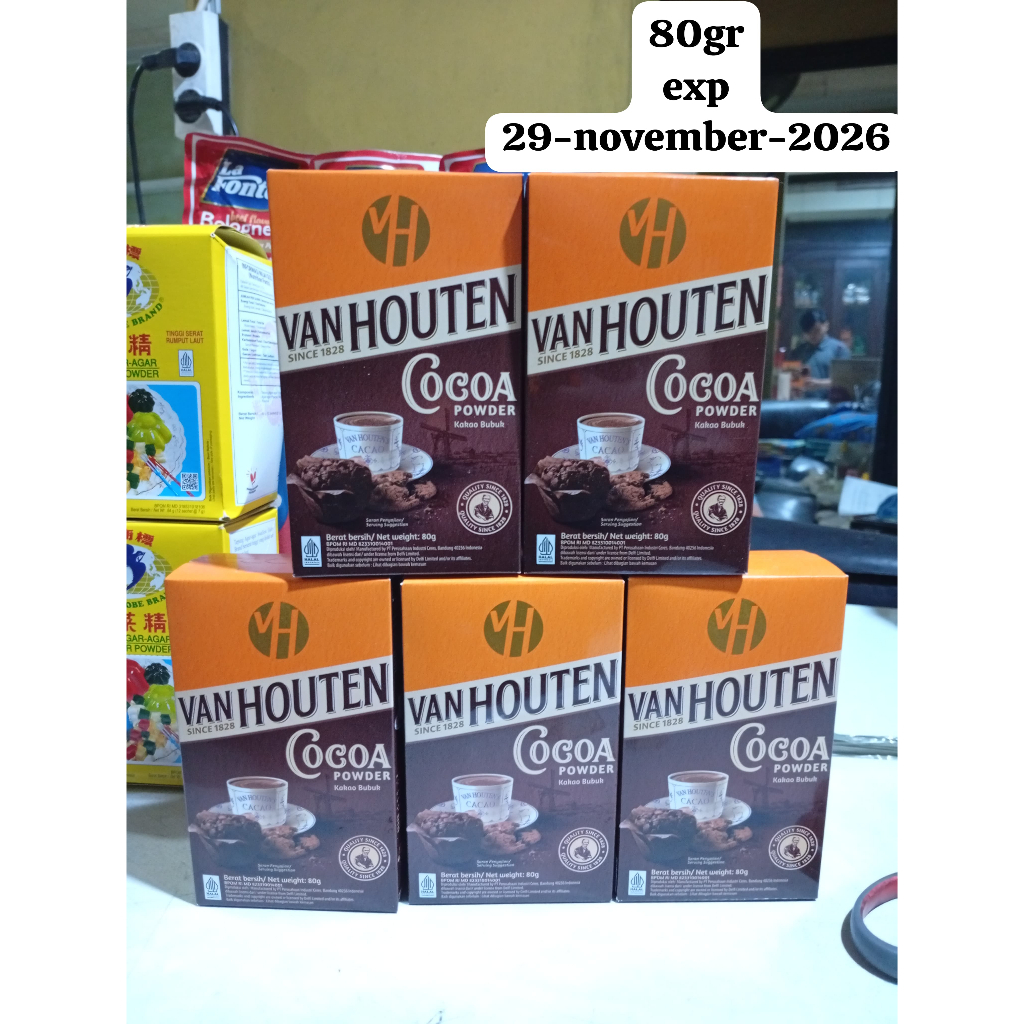

Van Houten cocoa powder 80gr